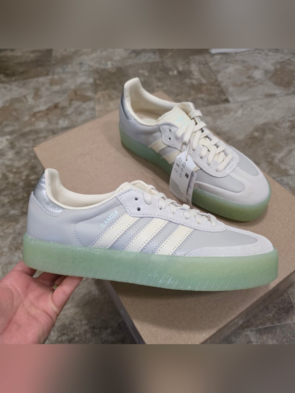 Adidas Sambae 'Grey Clear Mint' / Women's Size 9